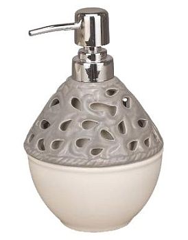 Дозатор жидкого мыла Fixsen Sedy FX-A237-G6-1 Белый Серый Хром