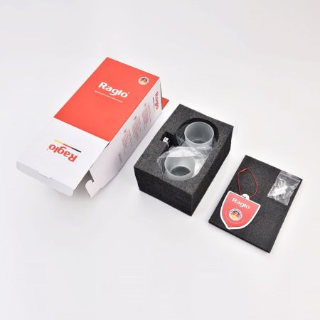 Стакан для ванной комнаты двойной Raglo R300.08, хром