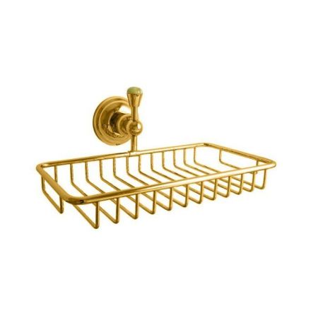 Nicolazzi Onice Полочка-решетка прямоугольная, цвет: золото, артикул 1493GO09O