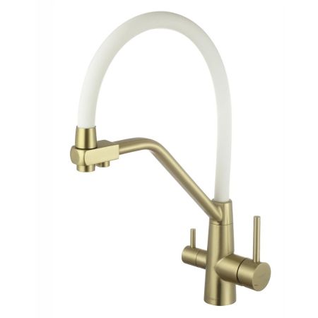 Смеситель для кухни с подключением к фильтру Fmark FS0662-C02, бронза