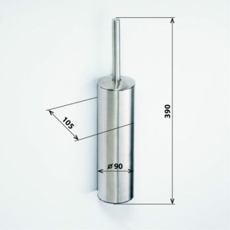 NEO Туалетная щётка цилиндрическая 90x390мм, белая, артикул 102313065