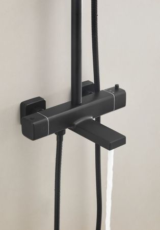 Душевая система HAIBA черный (HB24537-7), артикул HB24537-7