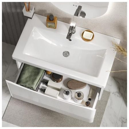 Тумба с раковиной напольная VIGO Glem  337-com, 80 см, артикул 337-com