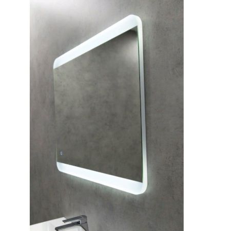 Зеркало BelBagno SPC-CEZ 70 с кнопочным выключателем с подсветкой, артикул SPC-CEZ-700-600-LED-BTN