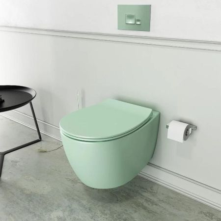 Сиденье для унитаза Allen Brau Fantasy Smartfix, Soft-Close 4.11005.MT мятный, артикул 4.11005.MT