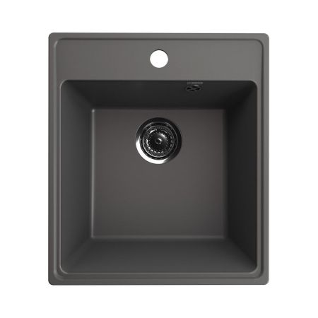 Кухонная мойка Ulgran Quartz Forte 425-09, мокрый асфальт, артикул Forte 425-09