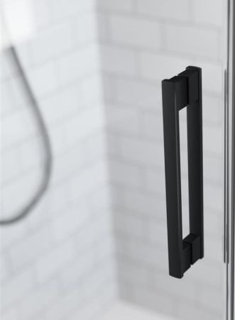 Душевая дверь в нишу Radaway Idea Black DWJ 150 R профиль Черный стекло прозрачное