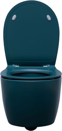 Чаша подвесного унитаза Allen Brau Fantasy 4.11004.PT петроль, артикул 4.11004.PT