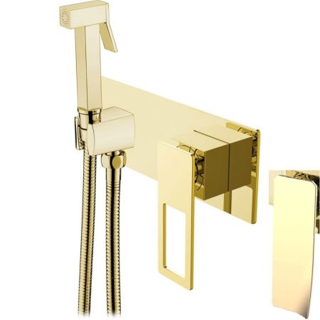 Гигиенический душ со смесителем Boheme Q 147-GG.2 Золото, артикул 147-GG.2