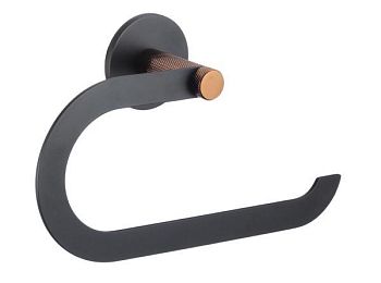 Полотенцедержатель Savol S-002163HD, черный/бронза