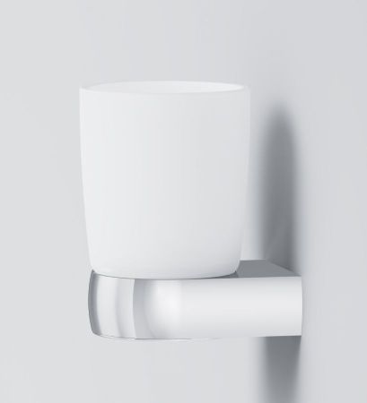 A3034300 Sensation, Стеклянный стакан с настенным держателем, хром, шт