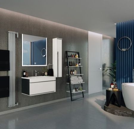 Зеркало ROCA ANETO 812363000 (85*80) (подсветка, белый матовый), шт, артикул 812363000