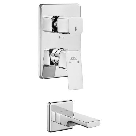 Смеситель для ванны E.C.A. Tiera 102101145 Хром, артикул 102101145