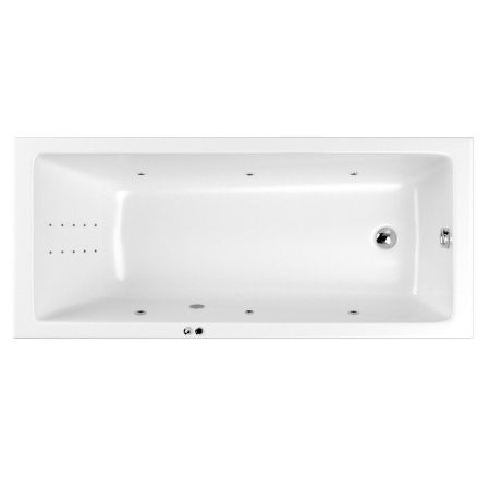 Ванна WHITECROSS Wave 150x70 "LINE NANO" (хром), артикул 0101.150070.100.LINENANO.CR