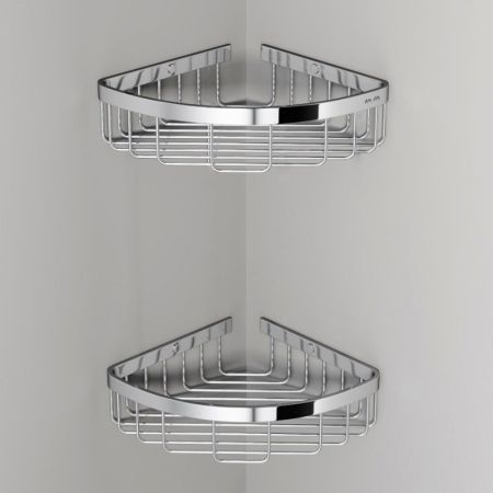 A7452200 Sense L Корзина для душа угловая двухъярусная, хром, артикул A7452200