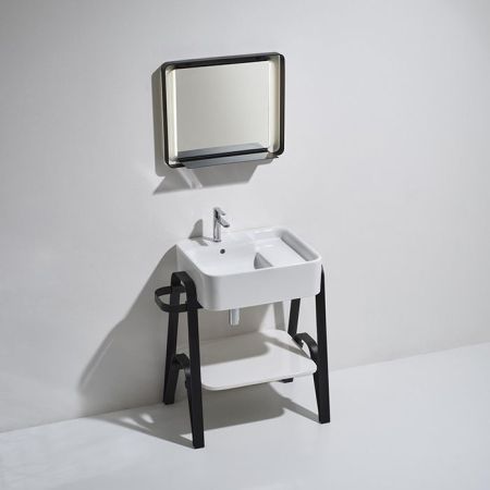 SIMAS HOP  Раковина чаша подвесная 60x50xh18 см, без отв. для смесителя,  цвет белый