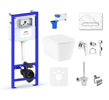 Комплект 10 в 1 Lavinia Boho Aveo Rimless 75110737, премиум с каменной клавишей