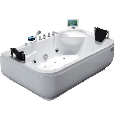 Акриловая ванна Gemy G9085 O L 180х116 L с гидромассажем, артикул G9085OL