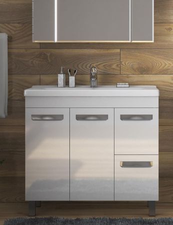 Тумба под раковину напольная VIGO Plaza tn.PLA.MIR.80.2D.2Y, 80 см, артикул tn.PLA.MIR.80.2D.2Y