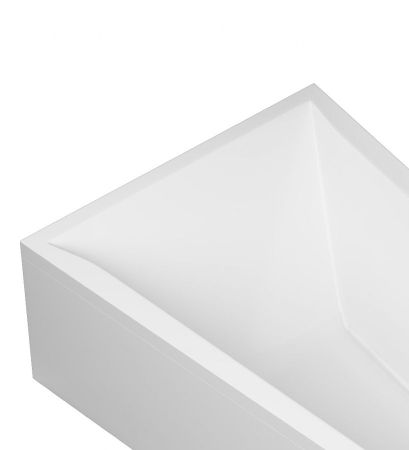 W72A-160R100W-A2 Ванна акриловая spirit  ассиметричная 160x100, без слива/перелива, правосторонняя, артикул W72A-160R100W-A2