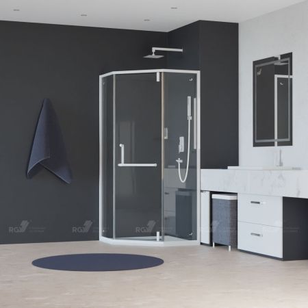 Душевой уголок RGW HO-084W (1000x1000, Прозрачное), артикул 350608400-15