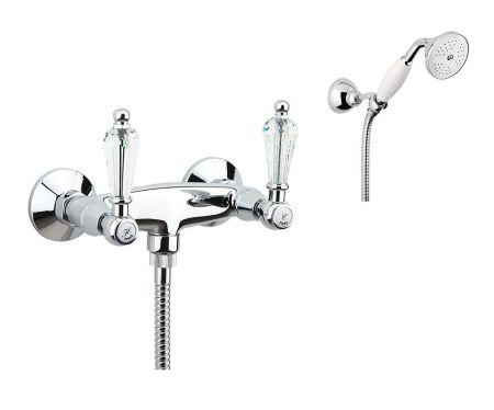Смеситель для душа Fiore GIOIELLI (SWAROVSKI®) 08CR0602, хром, артикул 08CR0602