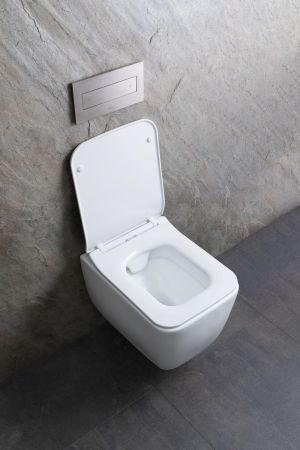 Чаша подвесного унитаза Allen Brau Liberty 4.33007.21 белый матовый, артикул 4.33007.21