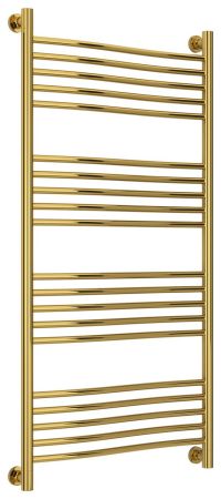 Полотенцесушитель водяной "ФЛЮИД+" 1200х600 (ЗОЛОТО), артикул 03-0222-1260