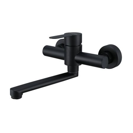 Смеситель для кухни/для умывальника настенный Fmark FS8207H, черный