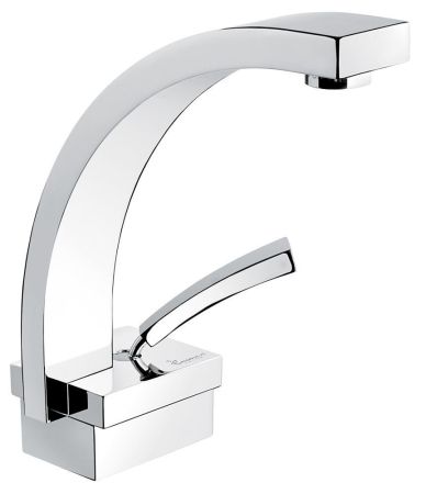 Emmevi Antef, смеситель с донным клапаном "click-clack" для раковины, цвет хром, артикул 42003/CR