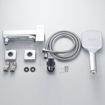 Смеситель для ванны Shevanik S4002, хром, артикул S4002