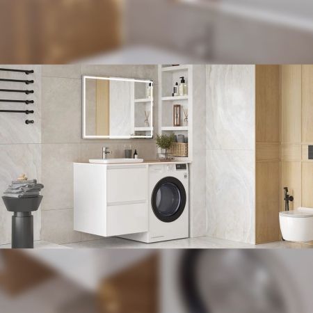 Тумба под раковину подвесная Velvex Klaufs tp.KLA.56.2Y, 55 см, артикул tp.KLA.56.2Y