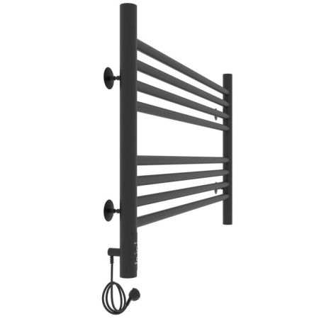Полотенцесушитель электро "Оливия ЧКЧ8 800*500", черный муар, левый