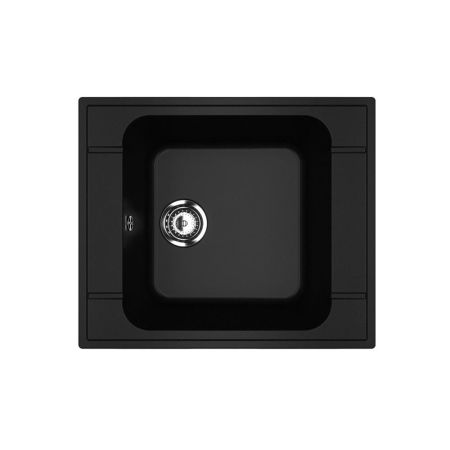 Кухонная мойка Ulgran U-604-344, ультра-черный, артикул U-604-344
