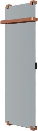 Полотенцесушитель электрический Allen Brau Infinity 120x44 с рейлингом и креплением, медь браш, артикул 00305013