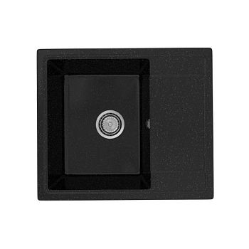 Кухонная мойка Practik PR-M-575-004 (без сифона), черный оникс