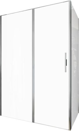 Душевой уголок Allen Brau Priority 140x100 3.31034.00 + 3.31046.00 хром, артикул 3.31034.00 + 3.31046.00