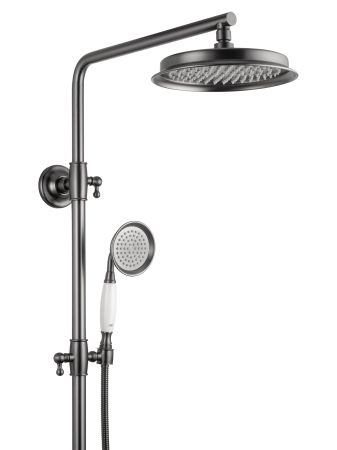 Душевая система WONZON & WOGHAND STEAM, Темный графит (WW-88739008-BGM), артикул WW-88739008-BGM
