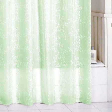 Штора для ванны Milardo Green Leaf 200x180 Зеленая, артикул SCMI084P