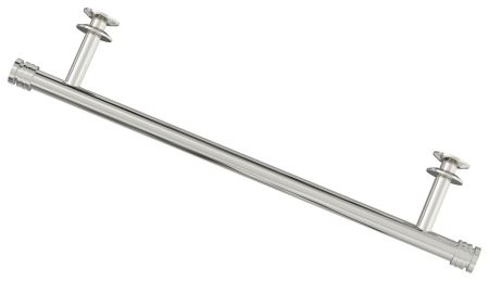 Полка, Сунержа, прямая, длина, мм-370, внешние габариты: ширина, мм-438, глубина,мм-89, высота,мм-34, назначение-для водяных и электрических, материал-нержавеющая сталь, цвет-сталь