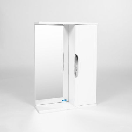 Зеркальный Шкаф VIANT  "Лима" 50 без света 160х500х700 (VLIM50-ZSH), артикул VLIM50-ZSH