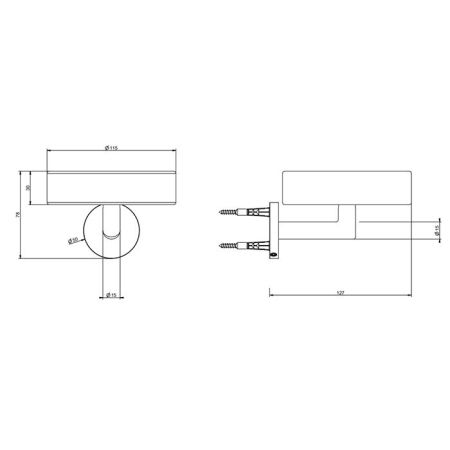 Gessi Tondo Мыльница настенная белая, цвет: хром, артикул 63601#031