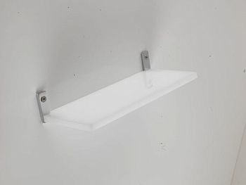 Stil Haus Mizar, полка из оргстекла, длина 60 см, цвет хром