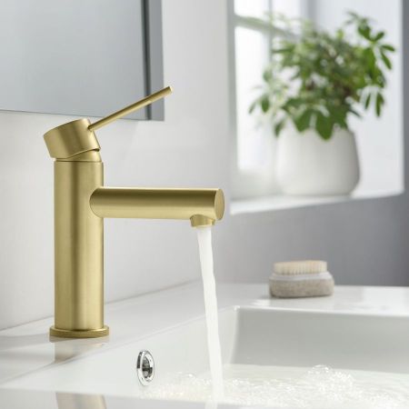 Смеситель для раковины Timo Saona 2361/03F золото матовое, артикул 2361/17F