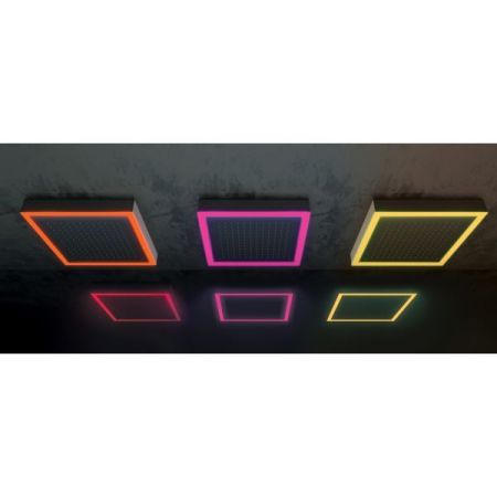 Daniel, потолочная лейка для душа (3х режимная) с 7 цветной светодиодной подсветкой, диаметр 570 мм, цвет хром