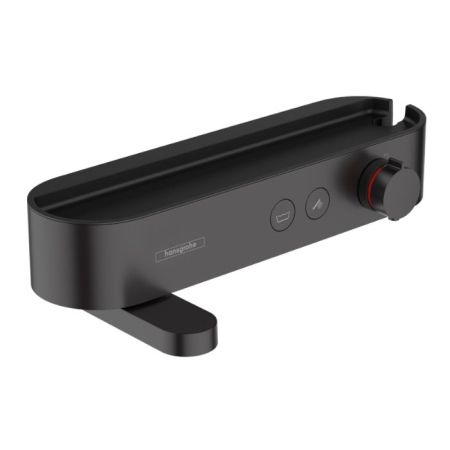 Смеситель для ванны и душа, Hansgrohe, ShowerTablet Select, на 2 потребителя, CoolContact-предотвращает нагрев корпуса, тип открывания воды-нажимной (кнопка Select включения / выключения), тип регулирования воды-термостатический картридж, монтаж-настенный, артикул 24340670