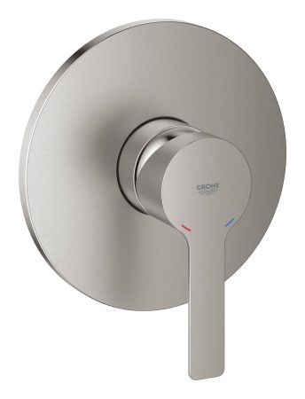 Смеситель однорычажный для душа GROHE Lineare New, круглая розетка, суперсталь (24063DC1) Смеситель однорычажный для душа GROHE Lineare New, круглая розетка, суперсталь (24063DC1)