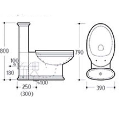 Унитаз с бачком напольный Puro, артикул 959