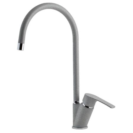Смеситель для кухни GranFest 5023, серый, артикул 5023 серый