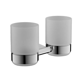 Стакан для ванной комнаты двойной BELZ B91108, хром